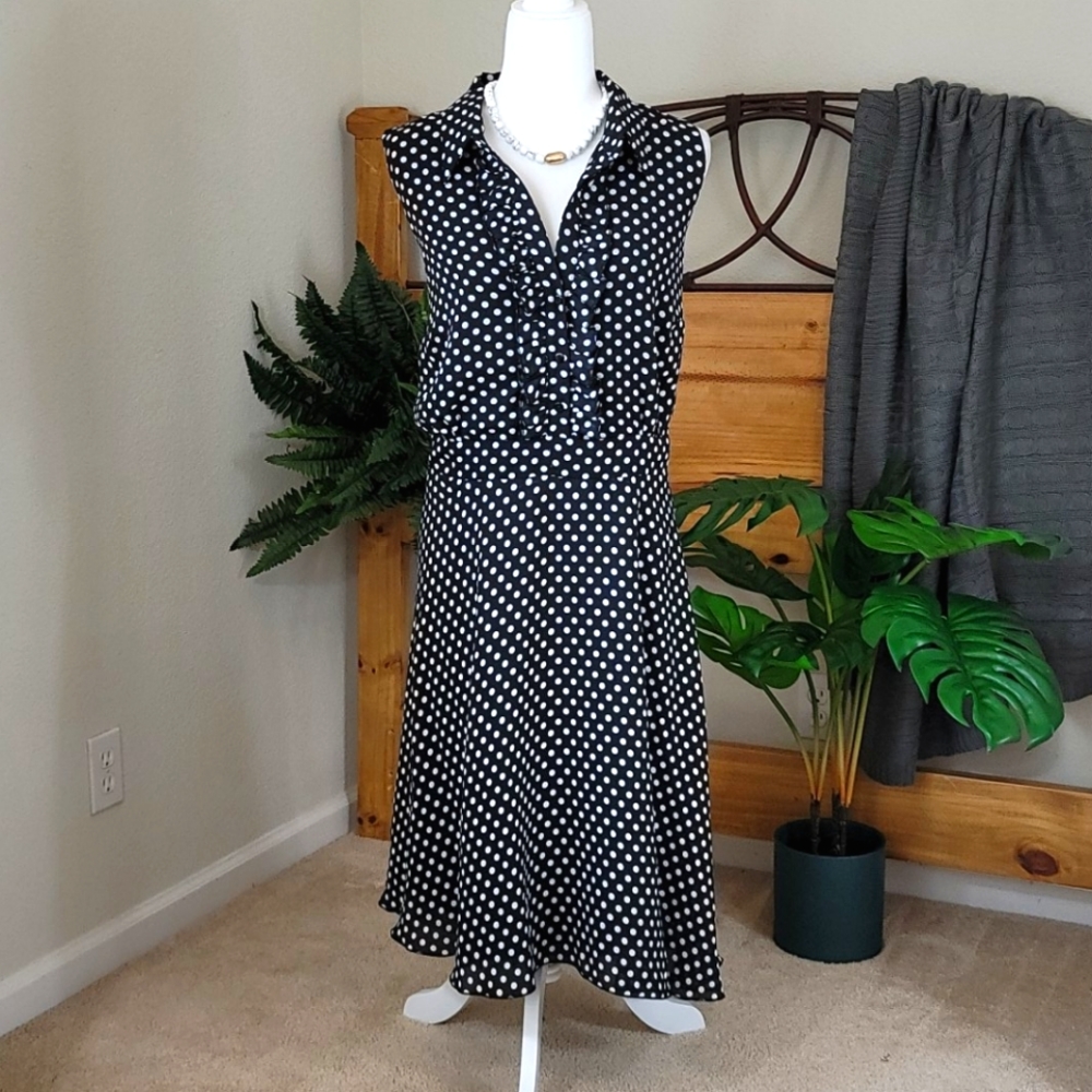 City Chic - XL /Size 22,  Polka Dot Dress